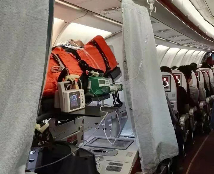 寿光市跨国医疗包机、航空担架